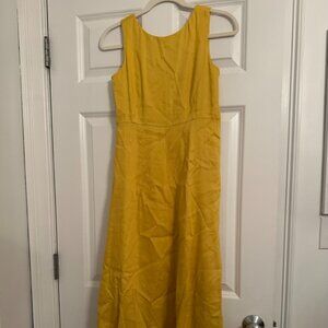 Weekend Max Mara yellow linen dress